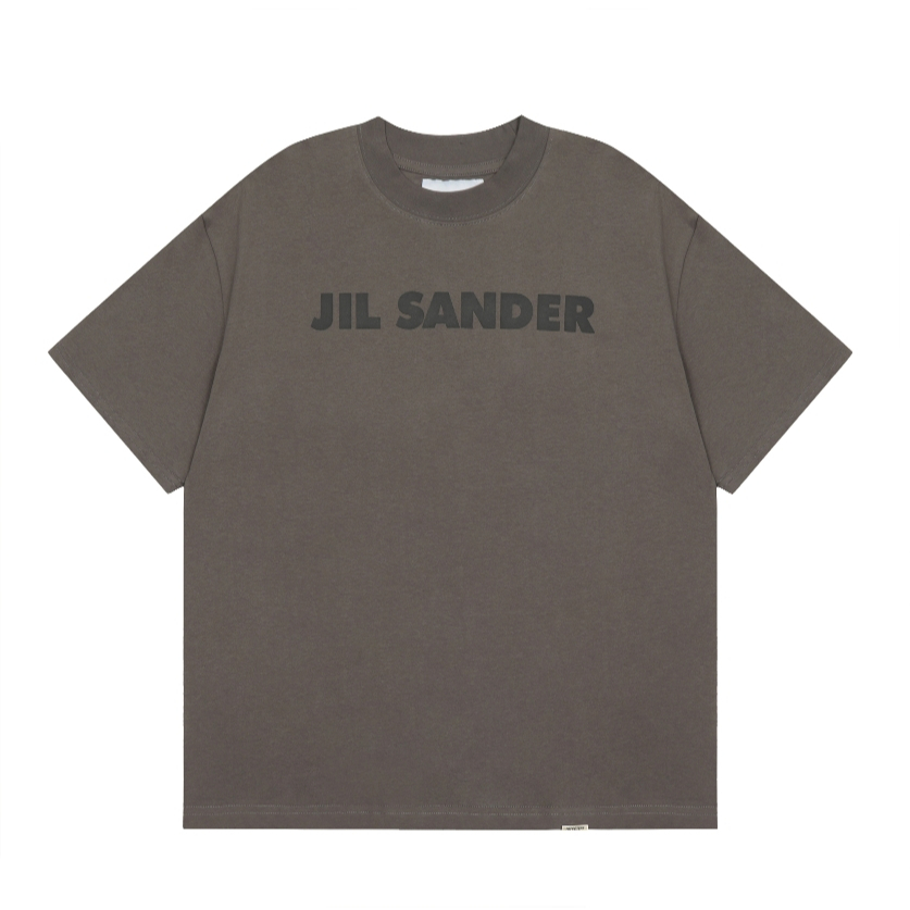 สไตล์มินิมอล High Street European Version Letter Printing Star Same Style Short-Sleeved Street Wear เสื้อยืด