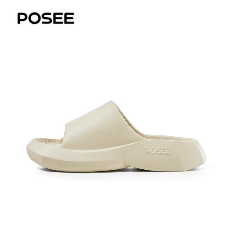 【Livestream】POSEE Ready stock chario รองเท้าแตะในร่มกันลื่นในครัวเรือนฤดูร้อนหญิง PS7501W_cb
