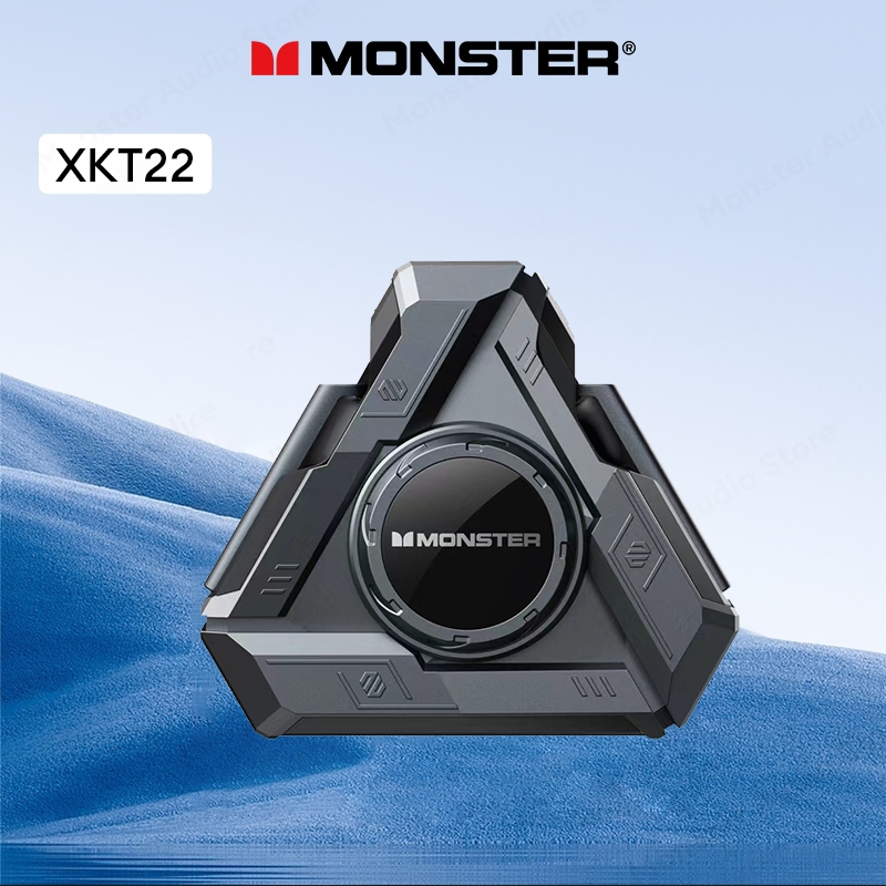 Monster XKT22 หูฟังบลูทูธไร้สาย HIFI เสียงสเตอริโอ HD ความจุขนาดใหญ่ กันน้ํา