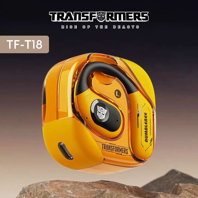 Transformers TF-T18 OWS ชุดหูฟังสำหรับเล่นเกมบลูทูธไร้สายแบบเปิดหู 3D สเตอริโออายุการใช้งานแบตเตอรี่ยาวนาน V5.4