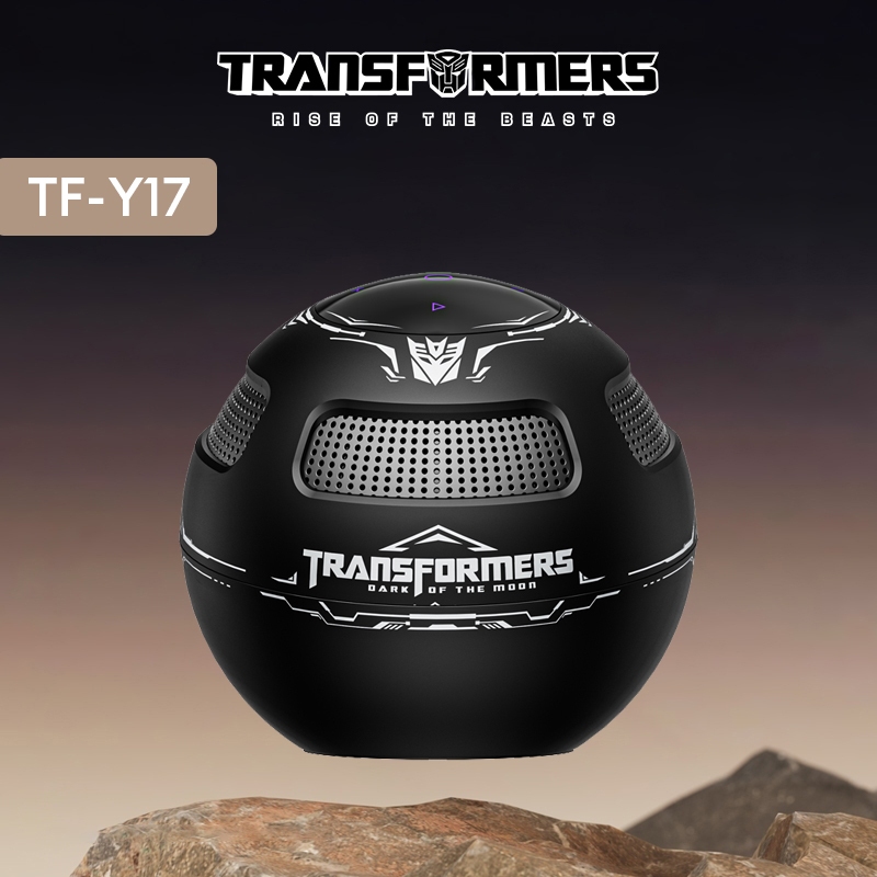 Transformers TF-Y17 ลำโพงไร้สายบลูทูธแบบพกพาสเตอริโอเบสทรงพลัง 1200mAh แบตเตอรี่ขนาดใหญ่รองรับการ์ด