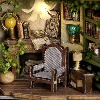 Diy บ้านตุ๊กตาจิ๋ว 3D ปริศนาบ้านหลังเล็กประกอบอาคารชุดของเล่นบ้านเฟอร์นิเจอร์แสงงานฝีมือไม้ของขวัญ