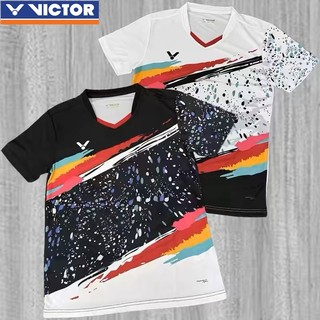 เสื้อวัฒนธรรมชุดแบดมินตันใหม่ของ ชัยชนะ แห้งเร็วระบายอากาศดูดซับเหงื่อเสื้อผ้าฝึกซ้อมกีฬาสําหรับบุรุษและสตรี
