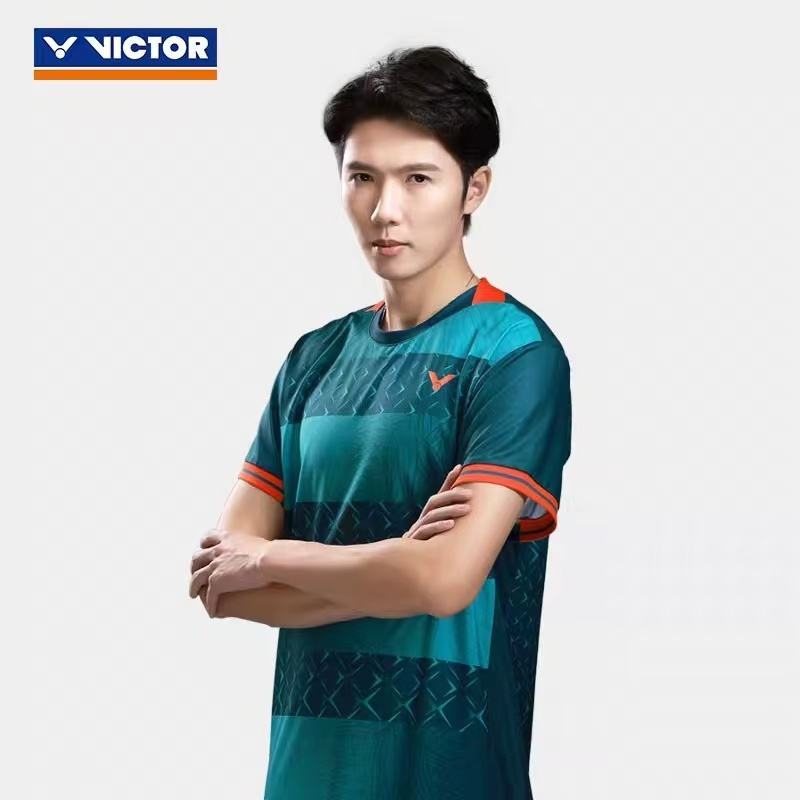 ชุดแบดมินตัน ชัยชนะ ชุดแข่งขันชายและหญิง เสื้อยืดแขนสั้น