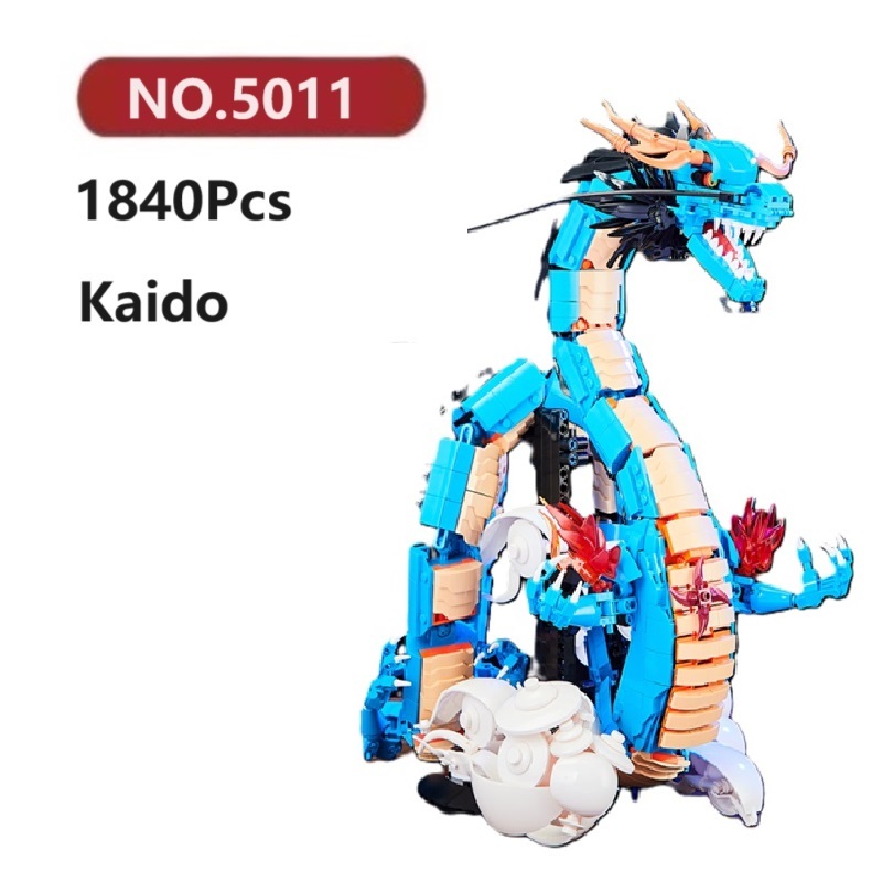 ไคโด One Piece เข้ากันได้ตัวต่อเลโก้ 1840ชิ้น TEC CREATORS เลโก้ชุดของเล่น