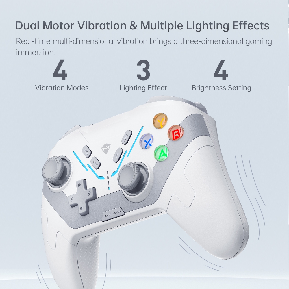 Machenike G5 Magnetic Sensing Controller แบบมีสาย/2.4G ไร้สาย Gamepad, Hall จอยสติ๊ก Trigger 6 AXIS Motion Control Dual โปรแกรม Shouder ปุ่มสําหรับ Black Myth: Wukong