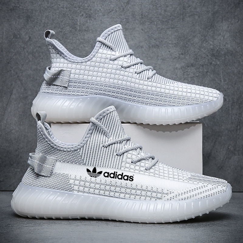 รองเท้า Unisex 35-44 TPR ยืดป๊อปคอร์นด้านล่างมะพร้าว gypsophila Yeezy รองเท้าผ้าใบระบายอากาศรองเท้ากีฬา [L-F350]
