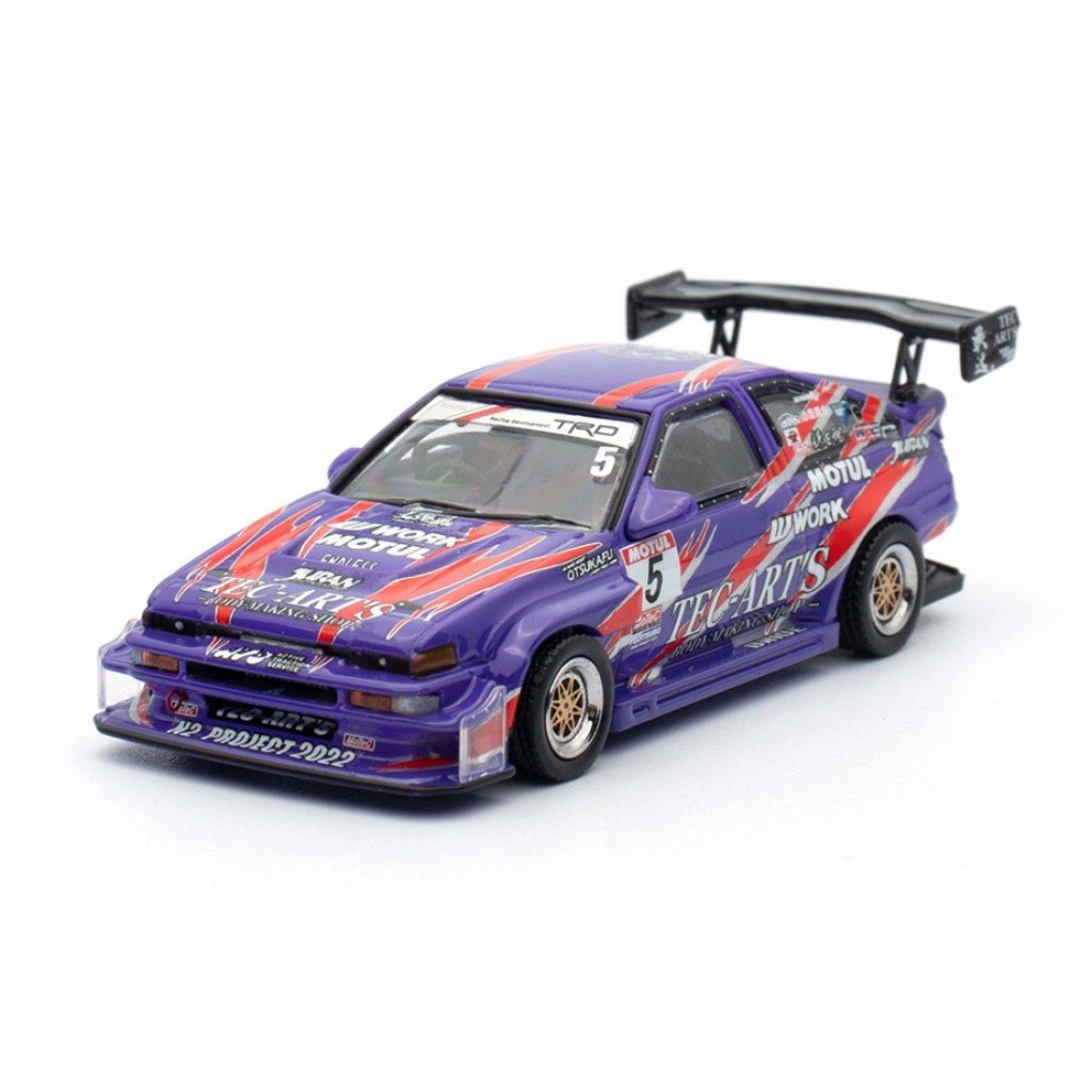 Inno64 IN64-AE86N2-TECART 1/64 Toyota Sprinter Trueno AE86 N2 PROJECT BY Tec-Art Diecast Scale รถโมเ