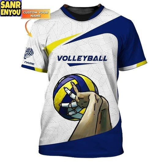 San REN YOU 2024 ดีไซน์ใหม่เสื้อเกมวอลเลย์บอลความร้อนระเหิดวอลเลย์บอลเสื้อทีมชุดทีมที่กําหนดเองเสื้อฝึกซ้อม