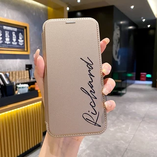 ออกแบบชื่อหนังเนื้อพลิกเคสโทรศัพท์สําหรับเคสไอโฟน17 pro max 14 16 pro max 13 pro 12 11 15 promax