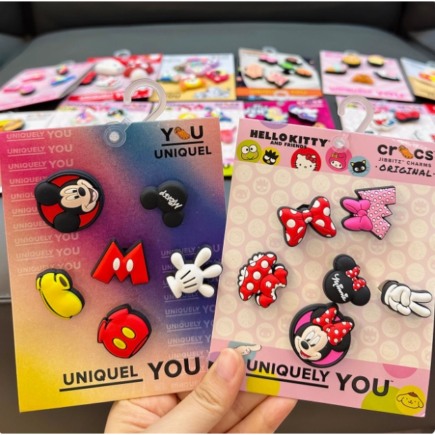 ใหม่ crocs jibbitz Charms / รองเท้าแตะ (คุณภาพสูง) / jibbitz Set / Microcs jibbitz /วันเกิด