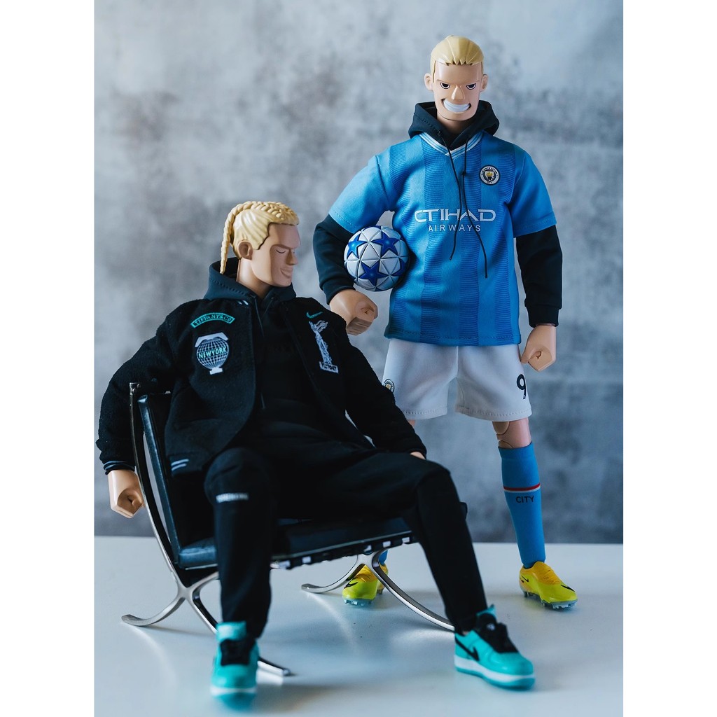 Man City Star Harland ตุ๊กตาอินเทรนด์ Joint Movable อินเทรนด์เล่นตุ๊กตาทหารคอลเลกชันเครื่องประดับชุดของขวัญ