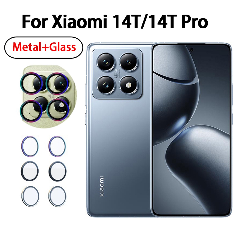 2/4pcs โลหะกล้องเลนส์ Protector สําหรับ Xiaomi 14T 13T Pro เลนส์โลหะเลนส์แหวนสําหรับ Xiaomi 14 T Pro