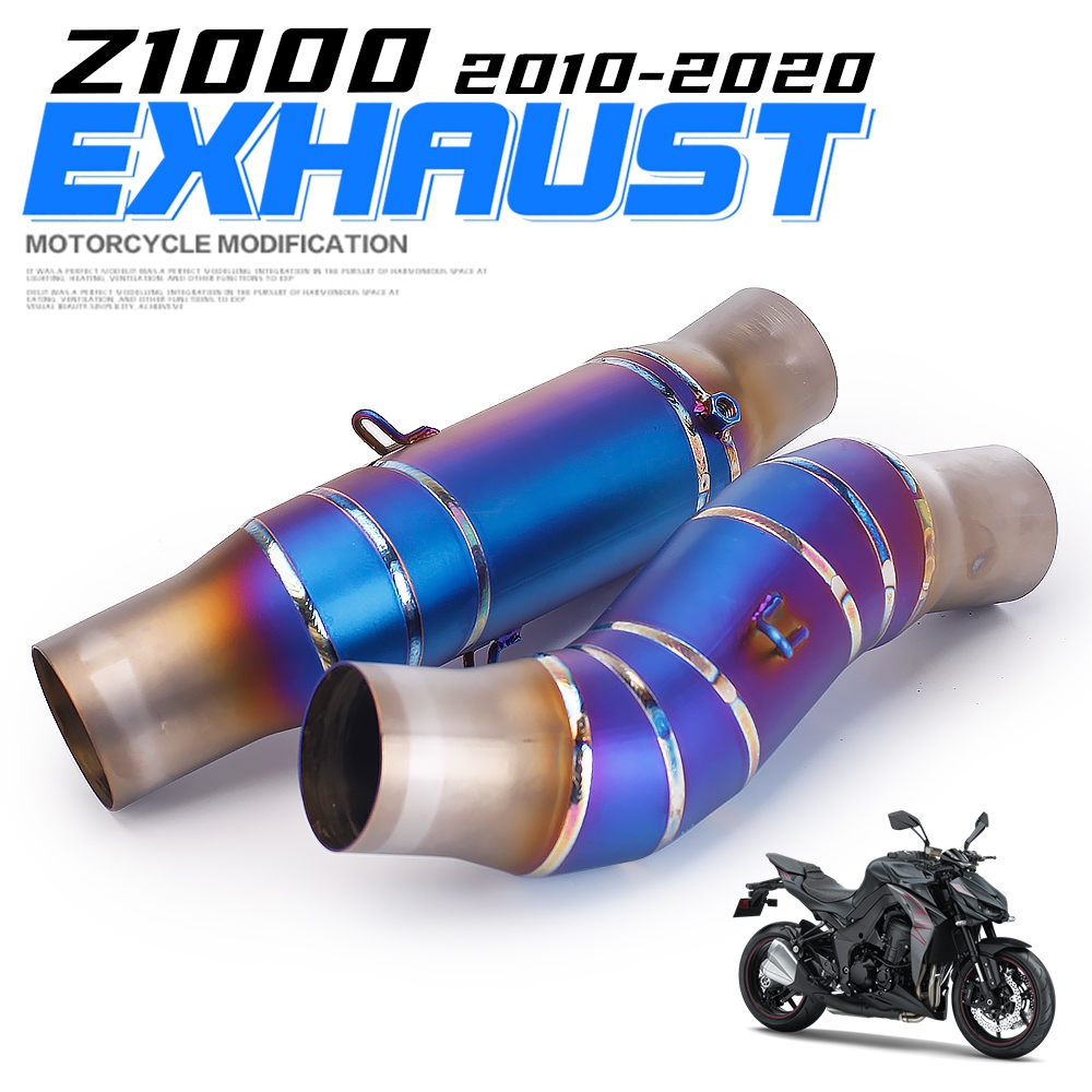 KAWASAKI Z1000รถจักรยานยนต์ข้อศอกท่อท่อกลางสําหรับคาวาซากินินจา z1000 2010-2014