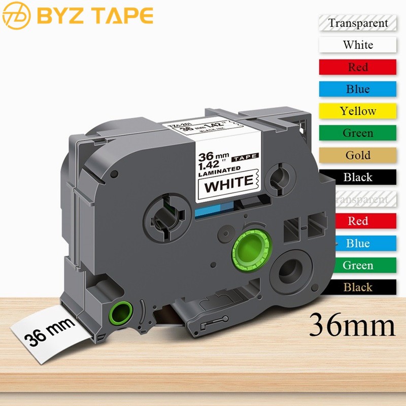 36 มม.สําหรับ Brother ป้ายเทป TZE เทป TZE261 TZE161 TZE231 TZE-231 TZE 231 สําหรับ Brother P Touch L