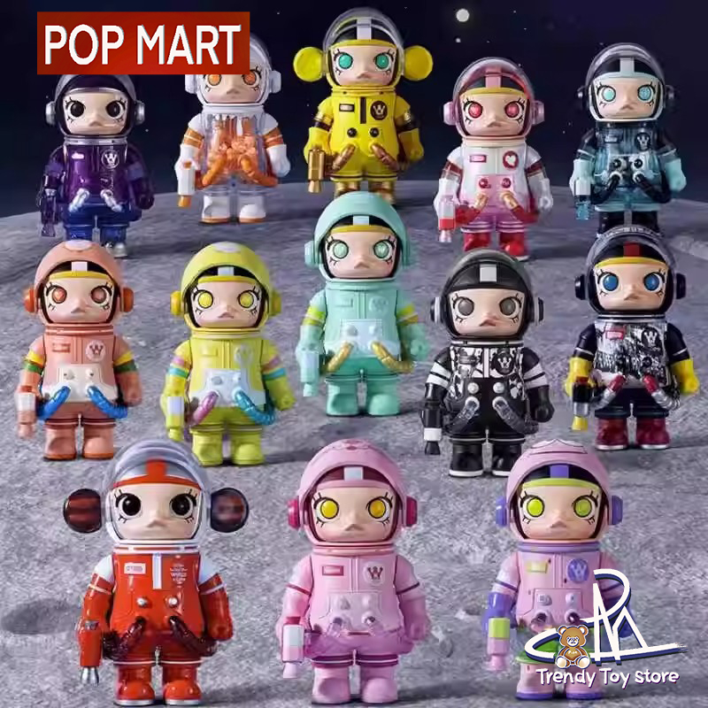 Ready Stock MEI LIN PANDA MOLLY POPMART MEGA SPACE MOLLY 100% Series 02 Series Doll Garage Kit Blind box