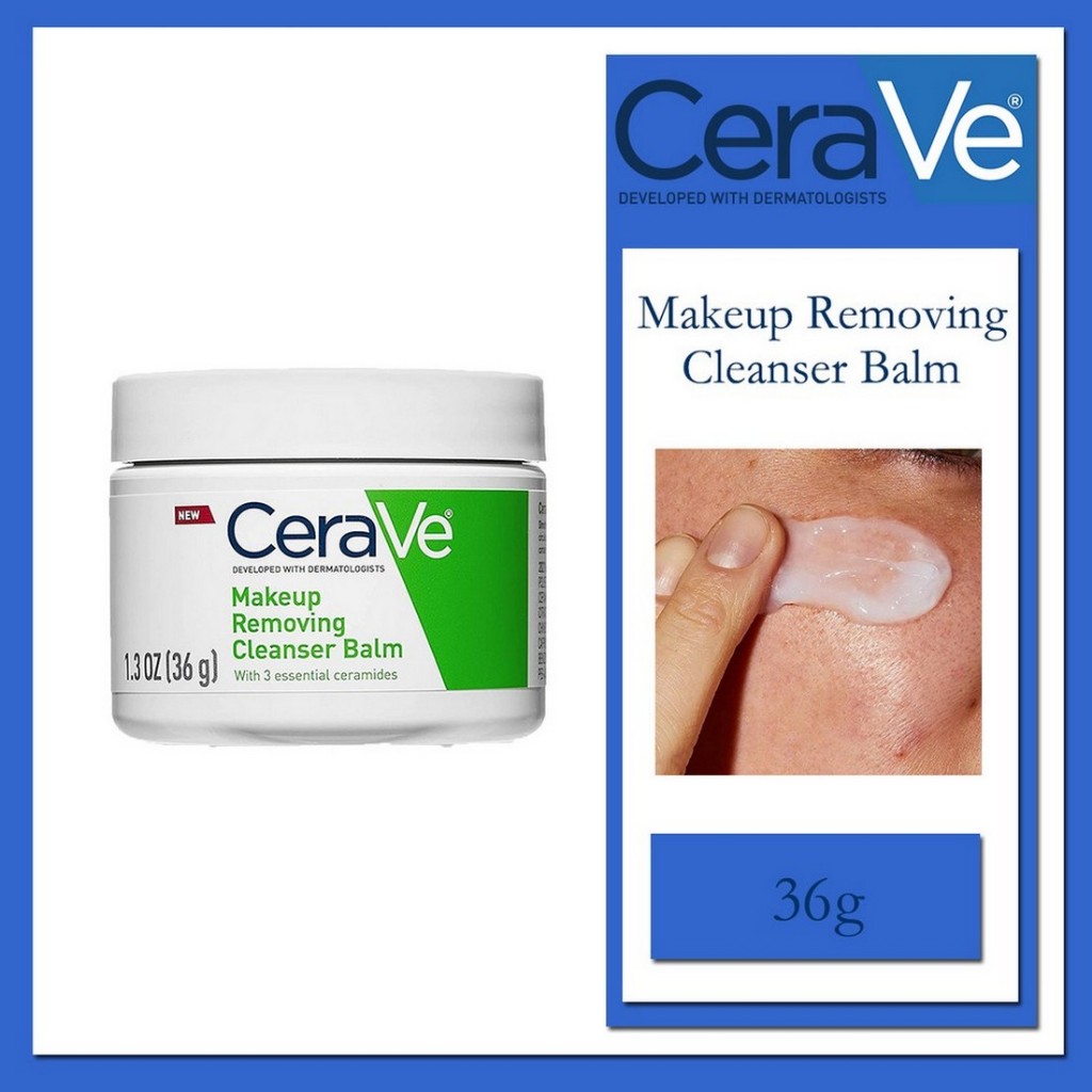Cerave Makeup Removing Cleanser Balm Makeup Remover 36g