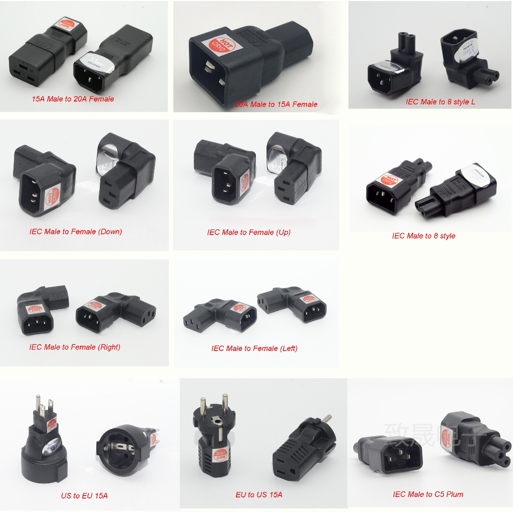 Hi-end Audio ปลั๊กอะแดปเตอร์ไฟสไตล์อเมริกัน Power Outlet Converter Socket Cold Treatment + เพิ่ม Contact Surfac
