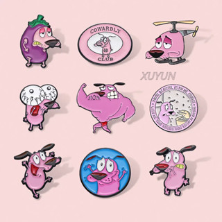 เข็มกลัดโลหะ รูปการ์ตูนสุนัขฮีโร่น่ารัก เครื่องประดับ สําหรั…