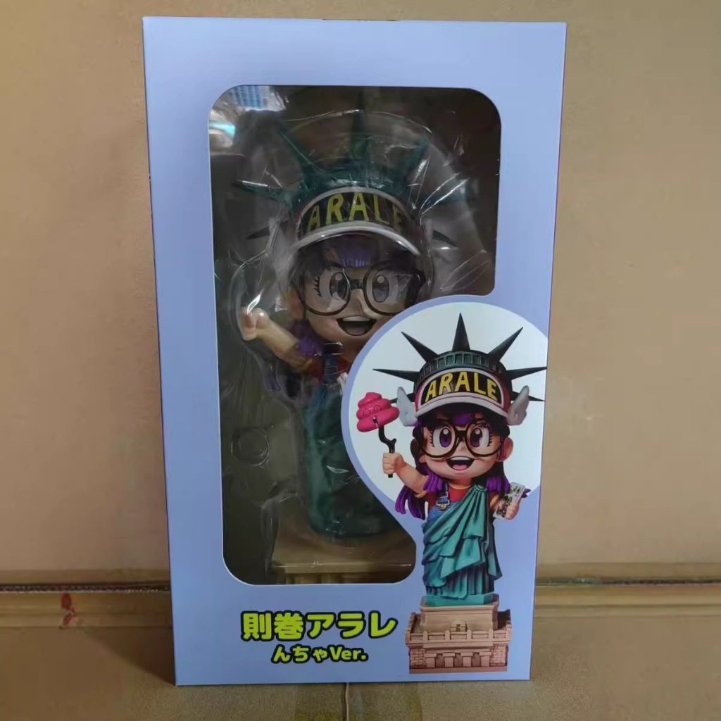 รูปปั้นอนิเมะดราก้อนบอล: Arale ในรูปปั้นโมเดลฟิกเกอร์สไตล์ Liberty