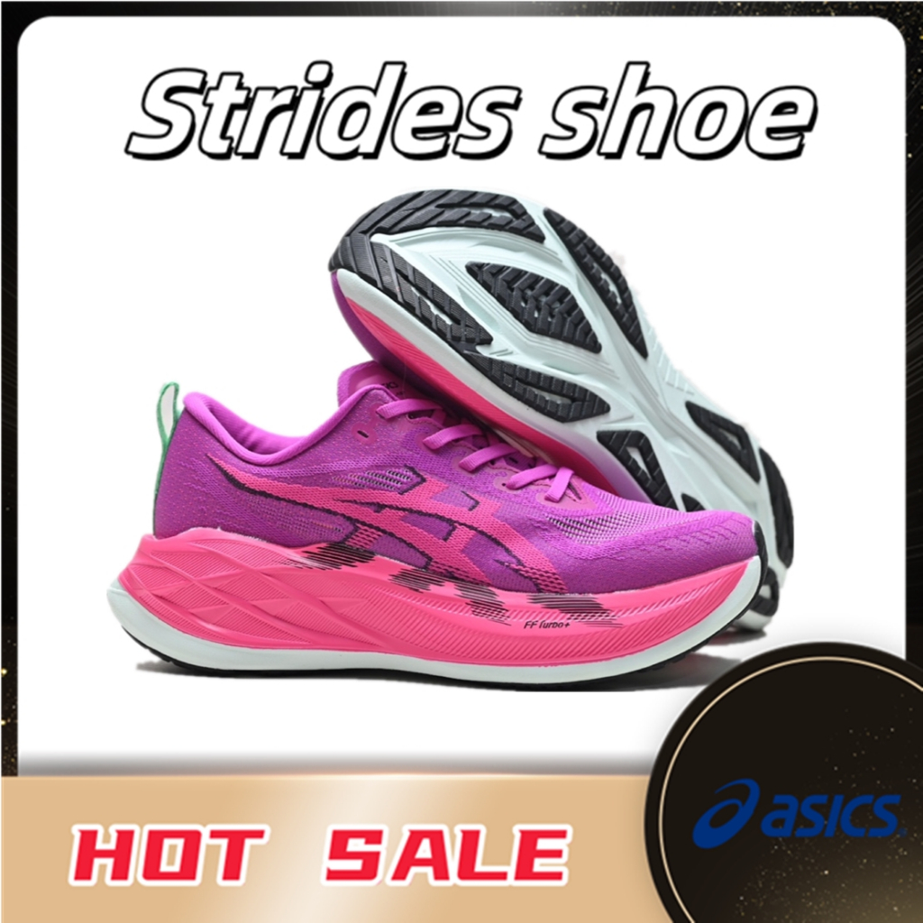 Asi SUPERBLAST 2 Paris สีม่วง พื้นนุ่ม สบาย ไม่ลื่น รองเท้าวิ่งทนต่อการสึกหรอ