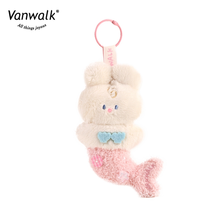 Vanwalk，(LP，ส่งจากไทย）， Bubble Island K522 Original Niche Rabbit Mermaid ตุ๊กตาตุ๊กตาจี้กระเป๋าอุปกรณ์เสริม