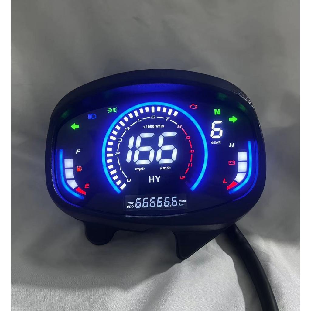 สําหรับ Honda Nova Tena RS Super 110cc CBU 5-speed Digital Meter Digital Electronic Speedometer Gauge