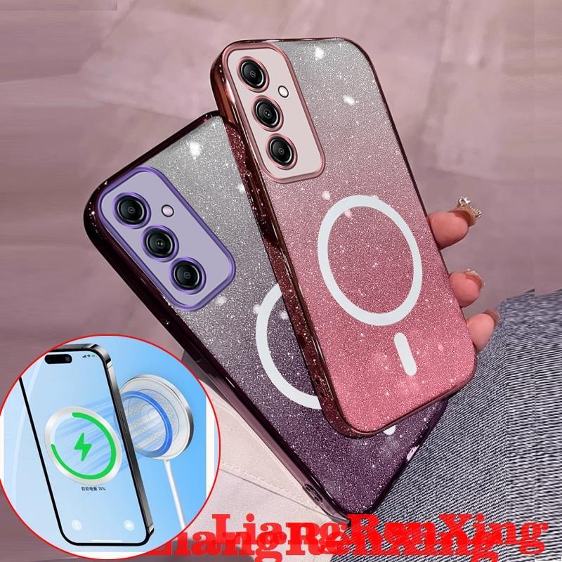 FOR เคส Case สำหรับ Samsung A24 4g Samsung A34 5g Samsung A54 5g 2023 โทรศัพท์ปลอก softcase ซิลิโคนกันกระแทกปกการออกแบบใหม่ที่ชัดเจนไร้สายแม่เหล็กที่น่าสนใจความงาม sfbswx01