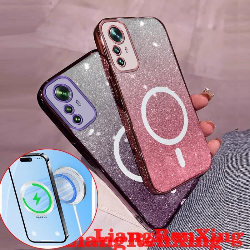FOR เคส Case สำหรับ Xiaomi 12 Lite 5g Xiaomi 12 pro Xiaomi 12 Pro 5g โทรศัพท์ปลอก softcase ซิลิโคนกันกระแทกปกการออกแบบใหม่ที่ชัดเจนไร้สายแม่เหล็กที่น่าสนใจความงาม SFBSWX01
