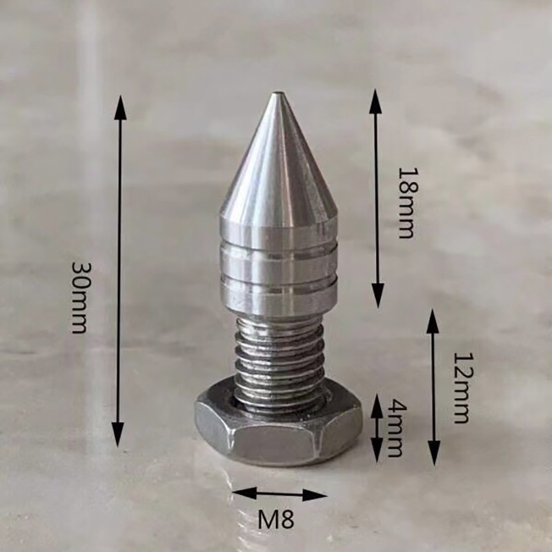 เสียงไฮไฟ ม8 ลําโพงแหลมเครื่องขยายเสียงแร็คยืนฟุต เบาะ สแตนเลสเสียงขาตั้งกล้องแยกเล็บยืน จุดสูงสุด โช้คอัพ - รูปที่ 2
