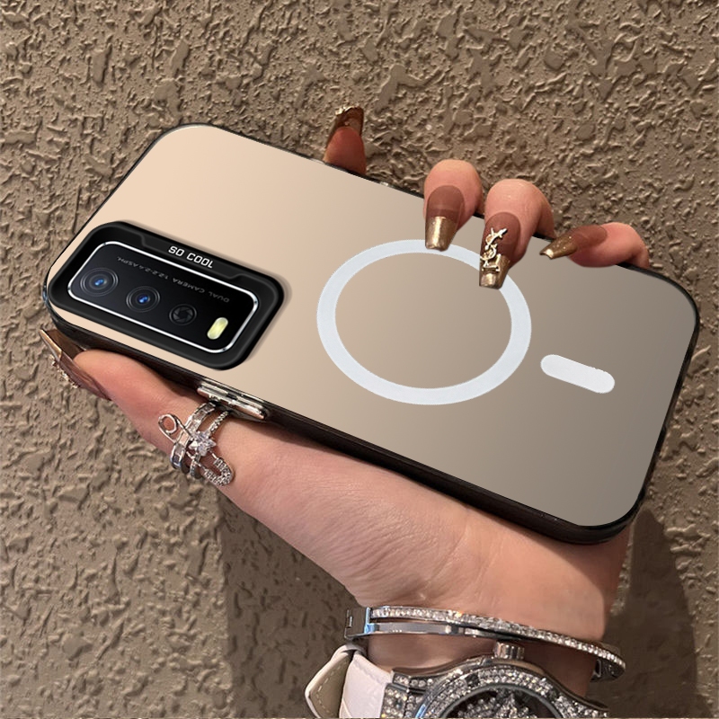 FOR เคส สําหรับปลอก vivo y12s vivo y12a vivo y20 vivo y20s vivo y20i vivo y20s g เคสโทรศัพท์ เคสแข็ง TPU กันกระแทก ดีไซน์ใหม่ ความงาม ดึงดูดแม่เหล็กไร้สาย CYBSWX01