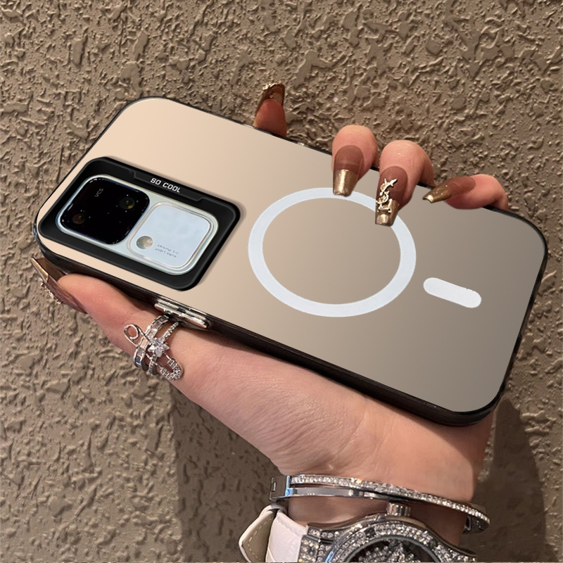 FOR เคส สําหรับปลอก VIVO V30 PRO 5G 2024 VIVO V30 V30E 5G เคสโทรศัพท์เคสแข็ง TPU Protector Smooth กันกระแทกออกแบบใหม่ความงามไร้สายแม่เหล็กดูด CYBSWX01
