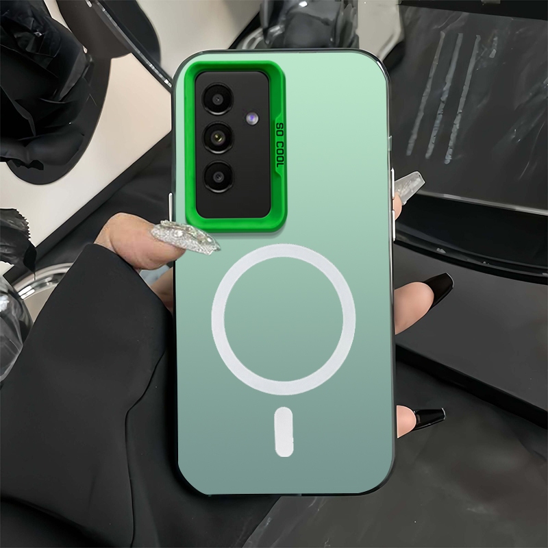 FOR เคส สําหรับปลอก samsung a13 5g a13 a32 4g samsung a32 5g samsung a23 5G เคสโทรศัพท์เคสแข็งTPU Protectorกันกระแทกออกแบบใหม่ความงามไร้สายแม่เหล็กดูดCYBSWX01 - รูปที่ 3