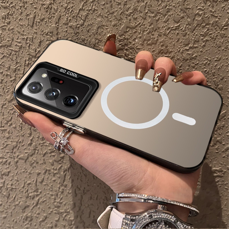 FOR เคส สําหรับปลอก samsung note 20 ultra samsung note 20 เคสโทรศัพท์ เคสแข็ง TPU Protector Smooth กันกระแทก Cover ดีไซน์ใหม่ ความงาม ดึงดูดแม่เหล็กไร้สาย CYBSWX01