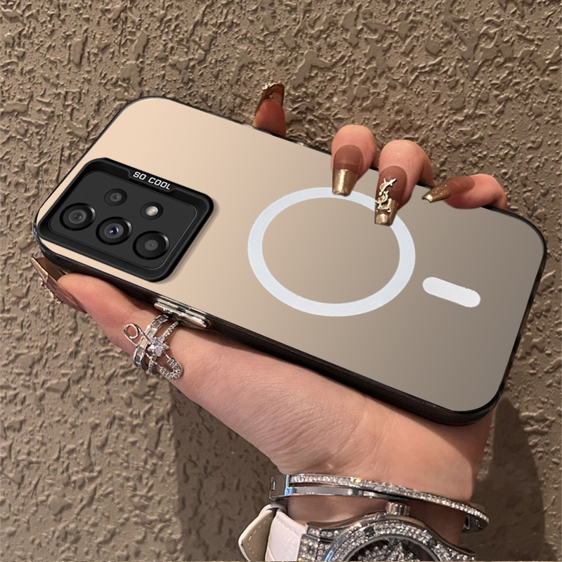 FOR เคส สําหรับปลอก samsung a52 samsung a52s 5g เคสโทรศัพท์ เคสแข็ง TPU Protector Smooth กันกระแทก ดีไซน์ใหม่ ความงาม ดึงดูดแม่เหล็กไร้สาย CYBSWX01