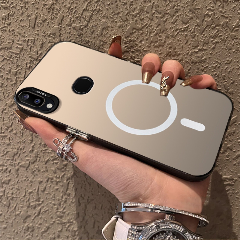 FOR เคส สําหรับปลอก SAMSUNG A10S เคสโทรศัพท์ เคสแข็ง TPU Protector Smooth กันกระแทก ดีไซน์ใหม่ ความงาม ดึงดูดแม่เหล็กไร้สาย CYBSWX01