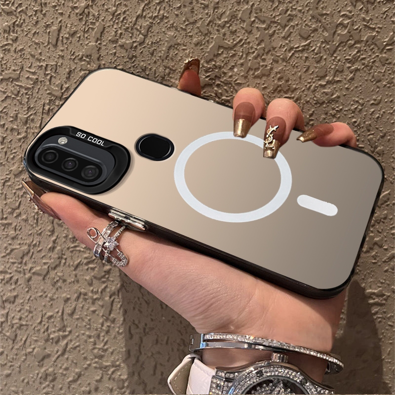 FOR เคส สําหรับปลอก SAMSUNG a11 เคสโทรศัพท์ เคสแข็ง TPU Protector Smooth กันกระแทก ดีไซน์ใหม่ ความงาม แม่เหล็กดูดไร้สาย CYBSWX01