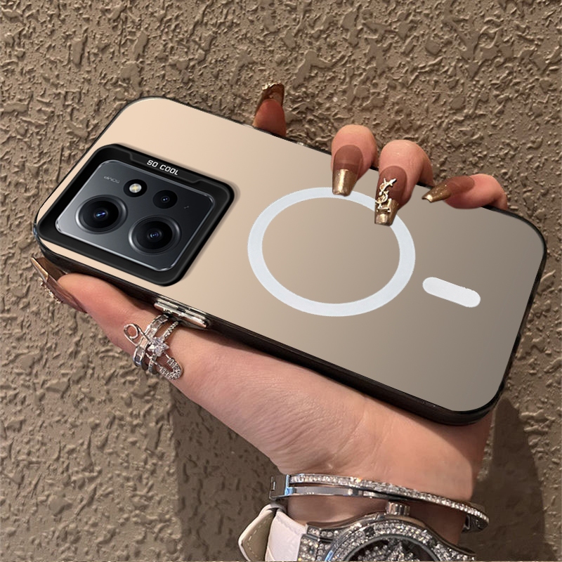 FOR เคส สําหรับปลอก redmi note 12 4G redmi note 12 pro 5g 2023 เคสโทรศัพท์เคสแข็งTPU Protector Smoothกันกระแทกออกแบบใหม่ความงามไร้สายดูดแม่เหล็กCYBSWX01