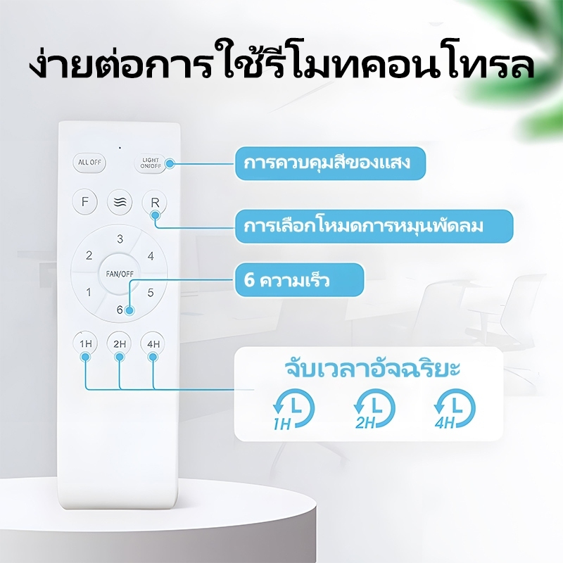 รีโมทคอนโทรลจับคู่พิเศษด้วยพัดลมของเรา
