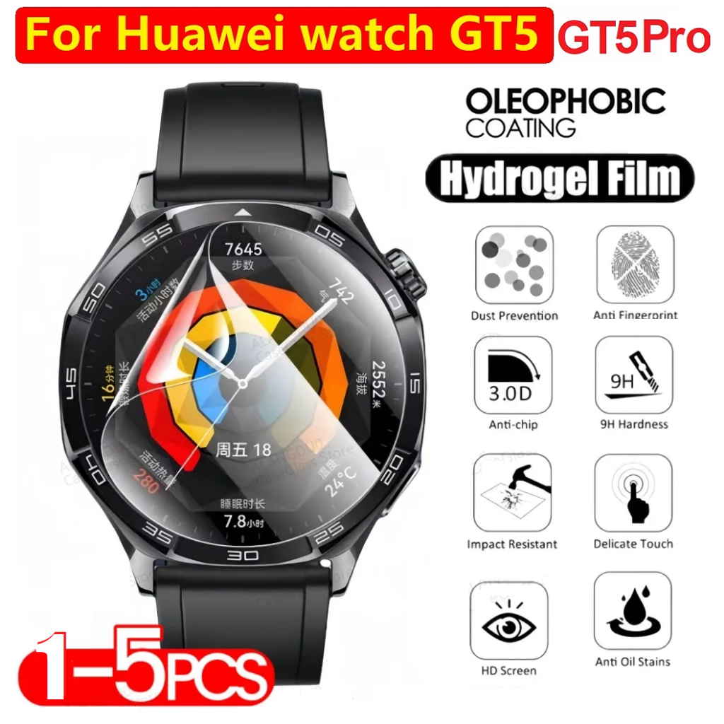 Hydrogel Film For Huawei Watch GT 6 ฟิล์ม Huawei watch GT 5 Film Explosion-proof huawei watch gt 5 p