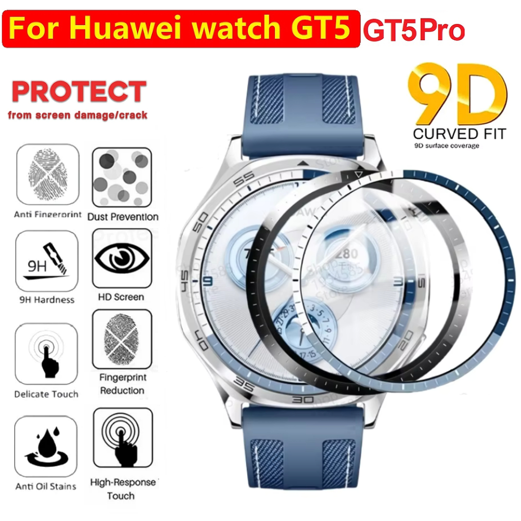 3D Full Covered ฟิล์ม Huawei Watch GT 6 / Huawei watch GT 5 Screen Protector ฟิล์ม Huawei watch gt 5