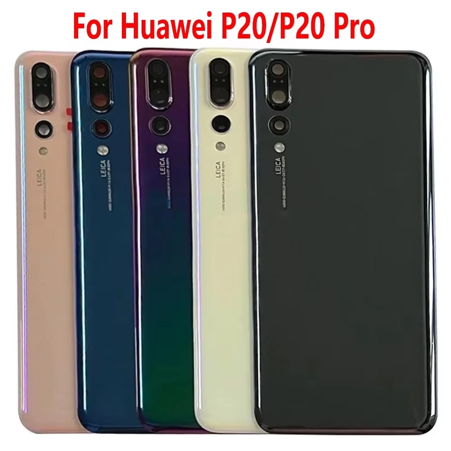 ฝาครอบใหม่สําหรับ Huawei P20 ฝาหลังแบตเตอรี่ EML L29 L22 กระจกด้านหลังประตูสําหรับ Huawei P20 Pro ฝาครอบแบตเตอรี่ ราคา ถูกที่สุด ดีลบีเคเค รูปภาพหลัก