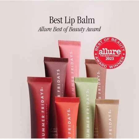 Summer Fridays Lip Butter Balm 15G/น้ําตาลชมพู/วานิลลาเบจ/วานิลลา/น้ําตาลทรายแดง/เชอร์รี่/ป๊อปคอร์น/สวีทมิ้นต์/กาแฟเย็น