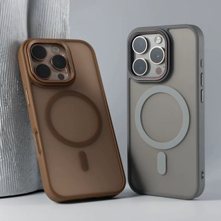 【Matte acrylic hard case/Desert Gold】compatible for iPhone 11 12 13 14 15 16 17 pro max case