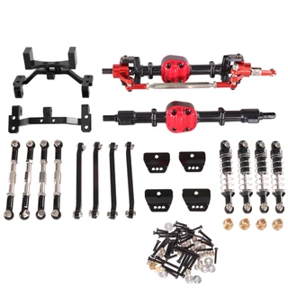 สําหรับ MN ใหม่ MN99s gen2 RC รถโลหะด้านหน้าด้านหลังเพลาโช้คอัพอัพเกรด Shock Tower ชุดพวงมาลัย Linkage Servo ที่นั่ง