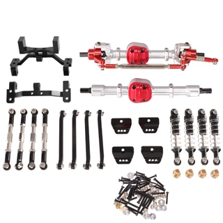 สําหรับ MN ใหม่ MN99s gen2 RC รถโลหะด้านหน้าด้านหลังเพลาโช้คอัพอัพเกรด Shock Tower ชุดพวงมาลัย Linkage Servo ที่นั่ง