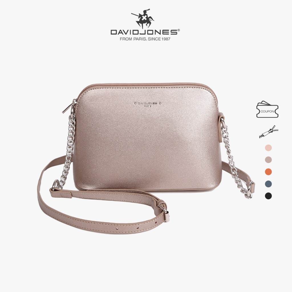 David Jones Paris กระเป๋าสะพายแฟชั่น หนัง PU สำหรับสตรี