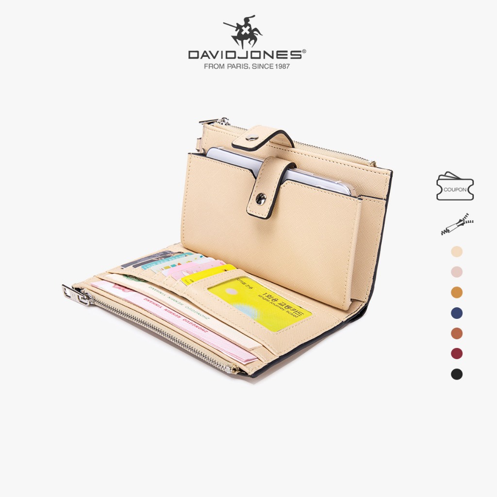 David Jones Paris กระเป๋าสตางค์ หนัง   สำหรับผู้หญิง