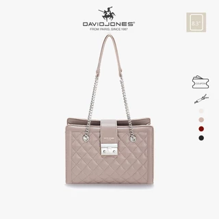 David Jones Paris กระเป๋าสะพายข้าง ทรงถัง ใส่โทรศัพท์ได้ แฟชั่นวินเทจ สำหรับผู้หญิง