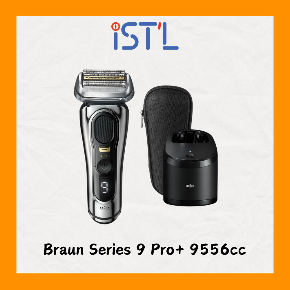 Braun Series 9 Pro+ 9556cc เครื่องโกนหนวดแบบเปียกและแบบแห้ง